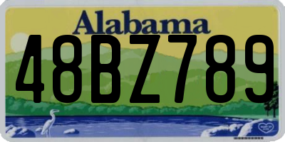 AL license plate 48BZ789
