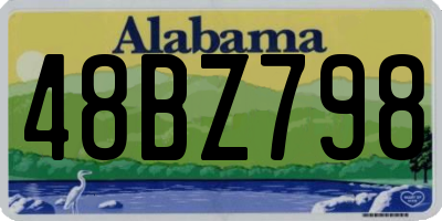 AL license plate 48BZ798