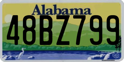 AL license plate 48BZ799