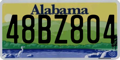 AL license plate 48BZ804