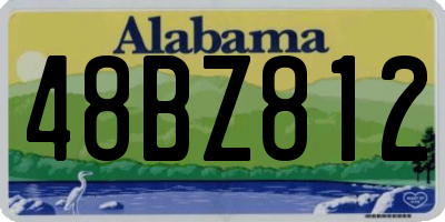 AL license plate 48BZ812