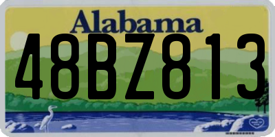 AL license plate 48BZ813