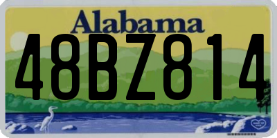 AL license plate 48BZ814