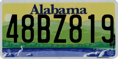 AL license plate 48BZ819
