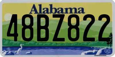 AL license plate 48BZ822