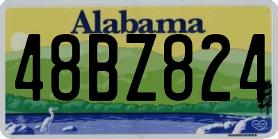 AL license plate 48BZ824