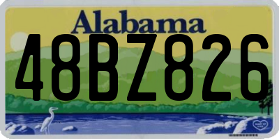 AL license plate 48BZ826
