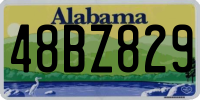 AL license plate 48BZ829
