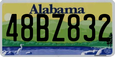 AL license plate 48BZ832