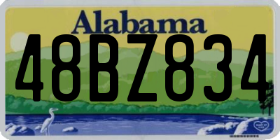 AL license plate 48BZ834