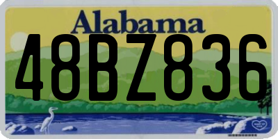 AL license plate 48BZ836