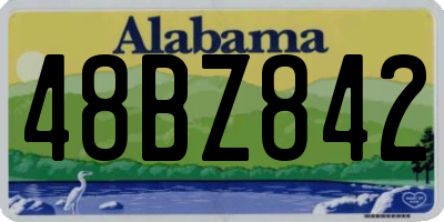 AL license plate 48BZ842