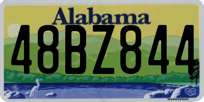 AL license plate 48BZ844