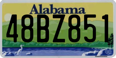 AL license plate 48BZ851