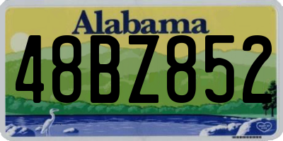 AL license plate 48BZ852