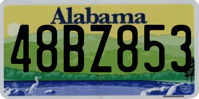 AL license plate 48BZ853