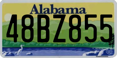 AL license plate 48BZ855