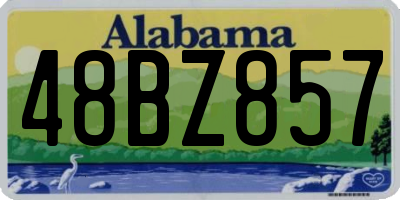 AL license plate 48BZ857