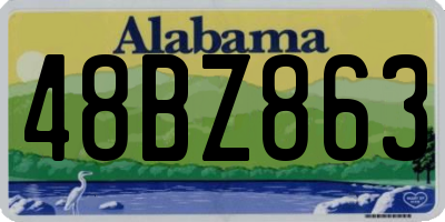 AL license plate 48BZ863