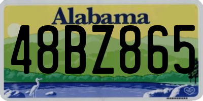 AL license plate 48BZ865