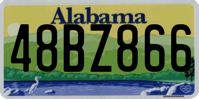 AL license plate 48BZ866