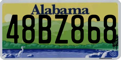 AL license plate 48BZ868