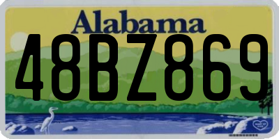 AL license plate 48BZ869