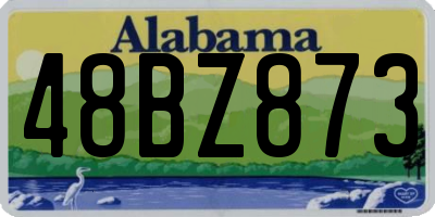 AL license plate 48BZ873