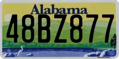 AL license plate 48BZ877
