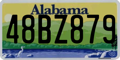 AL license plate 48BZ879