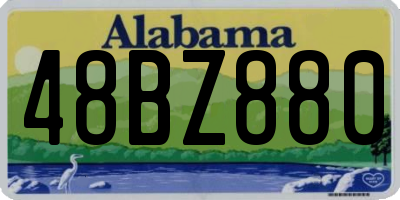 AL license plate 48BZ880