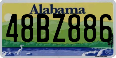 AL license plate 48BZ886