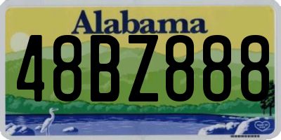 AL license plate 48BZ888