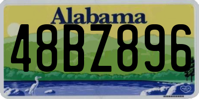 AL license plate 48BZ896
