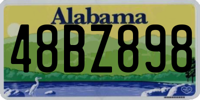 AL license plate 48BZ898