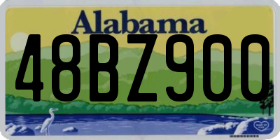 AL license plate 48BZ900