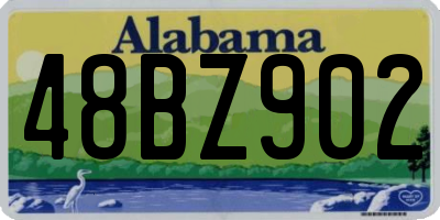 AL license plate 48BZ902