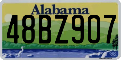 AL license plate 48BZ907