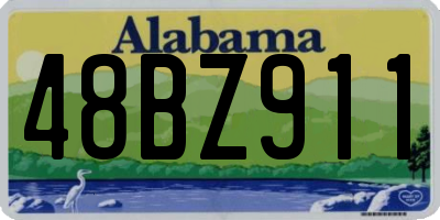 AL license plate 48BZ911