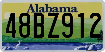 AL license plate 48BZ912