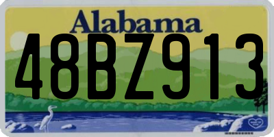 AL license plate 48BZ913