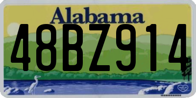 AL license plate 48BZ914