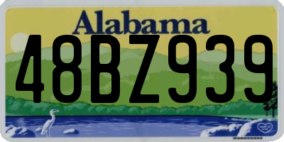 AL license plate 48BZ939