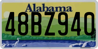 AL license plate 48BZ940