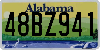 AL license plate 48BZ941