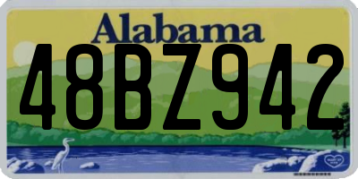 AL license plate 48BZ942