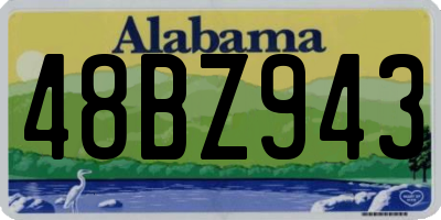 AL license plate 48BZ943