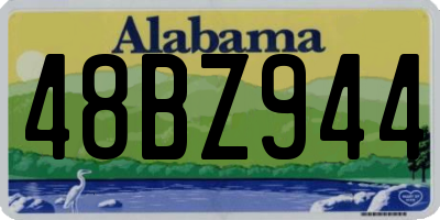 AL license plate 48BZ944