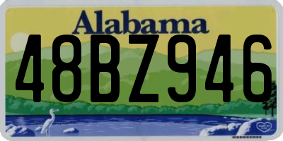 AL license plate 48BZ946