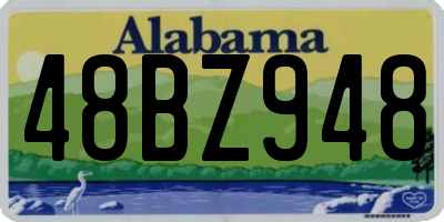 AL license plate 48BZ948